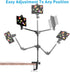 KDD 22 Inch C922 C930e C920S C920 C960 4K, 8 7 6 5 Webcam Stand Camera Mount with Phone Holder, Foldable Flexible
