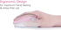 Wireless Mouse with Nano Receiver for PC, Laptop, Notebook, MacBook, Less Noise, Portable Mobile Optical Mice