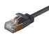 Monoprice - SlimRun Cat6A Ethernet Patch Cable, 3ft, Black, RJ45, Stranded, STP, Pure Bare Copper Wire