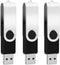 EASTBULL 3Pack of 1GB USB Flash Drives USB 2.0 Drive Swivel USB Drives
