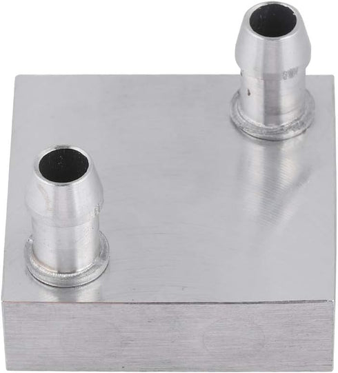 Wendry 40x40mm Computer Water Cooling Head, Aluminum Block for CPU Radiator Liquid Heatsink Cooler, 0.5MM Thickness