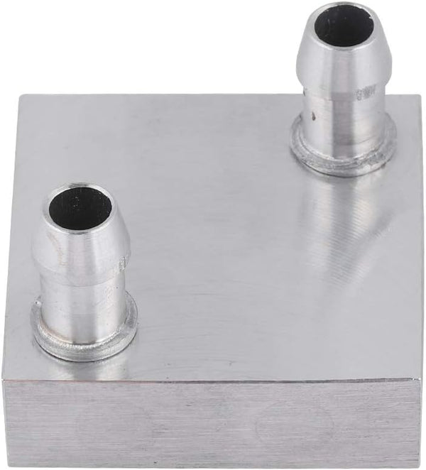 Wendry 40x40mm Computer Water Cooling Head, Aluminum Block for CPU Radiator Liquid Heatsink Cooler, 0.5MM Thickness