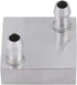 Wendry 40x40mm Computer Water Cooling Head, Aluminum Block for CPU Radiator Liquid Heatsink Cooler, 0.5MM Thickness