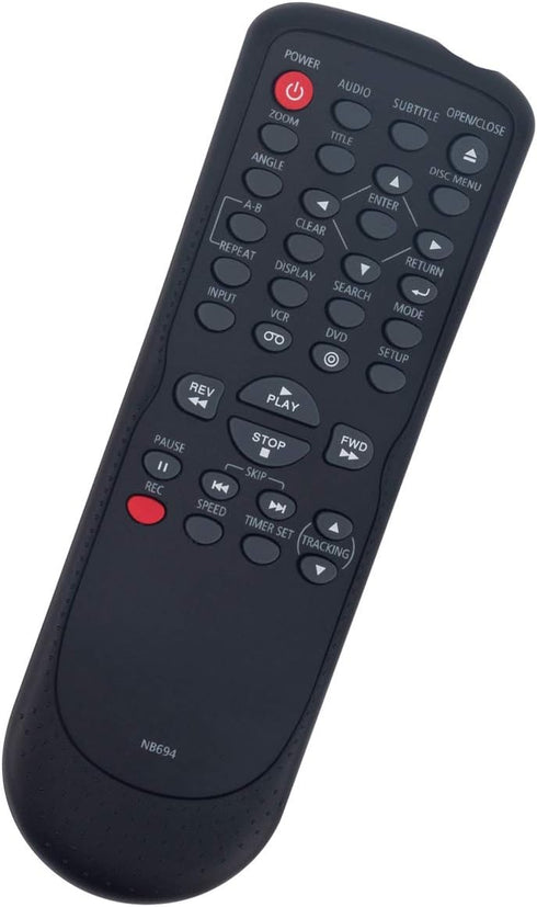 NB694 NB694UH Replacement Remote Control for Sanyo DVD VCR Player, Compatible with FWDV225F