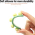3 Pack Pea Cable Clips, USB Cable Organizer, Charging Cord Holder for Car, Office Desk, Workbench, Bedroom Nightstand