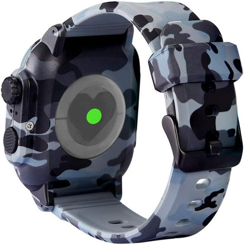 Waterproof Case for Apple Watch Series 5/4 44mm - IP68 Waterproof Case for 42mm Series 3/2