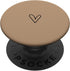 Brown Cute Heart Minimalist Love PopSockets Adhesive PopGrip