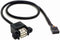 ANRANK 50cm Dual USB 2.0 Type A Female to Motherboard 9Pin Header Cable Adapter with Screw Panel for Computer, Tablet,