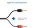 Cable Matters Heavy Duty 12 ft Speaker Wire 12 Gauge, Oxygen-Free Bare Copper with Banana Plug