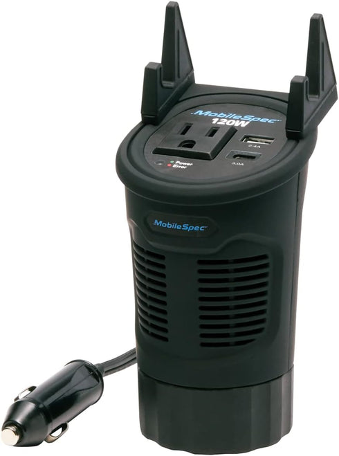 MobileSpec MSI120C 120 Watt Cup Power Inverter by Mobile Spec