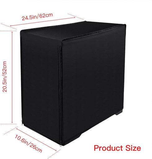 PC Computer CPU Dust Cover, Mid-Tower Case Protector, Host Dust Waterproof Cover, 10.6W x 20.5H x 24.5D Inch/27 x 52 x 62.5 CM Desktop CPU Accessories by CASEDAO