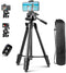 UBeesize 54'' Camera Tripod, Phone Tripod for iPhone with Bag, Travel Stand with Remote for iPhone and Cameras