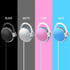 Portable Clip Type Earphones with Microphone & Call Controller, Compatible with 3.5mm iPhone & Android - Black.