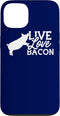 Funny For Someone That Loves Bacon Live Love Bacon Great for Someone That Loves Bacon Case for iPhone