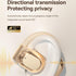 Open Ear Gaming Headphones, Air Conduction HiFi IPX5 Noise Cancelling Wireless Bluetooth Earbuds with Mic for