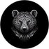 Tribal Tattoo Bear Face Grizzly PopSockets Swappable PopGrip