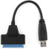 JacobsParts USB 3.0 to SATA III SSD HDD 2.5" Hard Drive Adapter Cable, Supports UASP for Fast Data Transfer