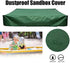 M MAIUS Sandbox Cover - Square Protective Canopy with Drawstring, Keeps Sand and Toys Away from Dust and Rain