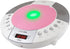 HANNLOMAX HX-330CD CD Player, FM Radio, Bluetooth, Alarm Clock, Red LED Display, USB Port for Charging and MP3