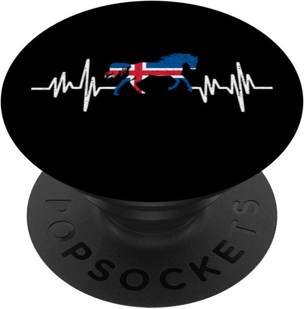 Isi Toelt Toelt Icelandic Horses Heartbeat - Icelandic Horses PopSockets Standard PopGrip