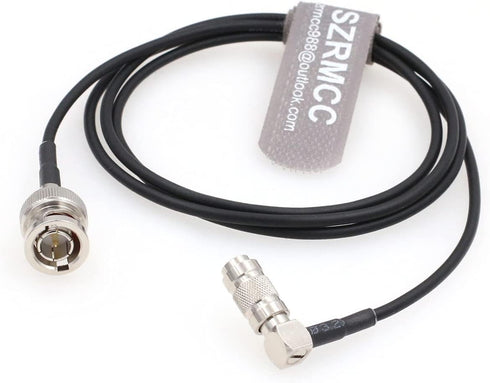 SZRMCC Right Angle DIN1.0 2.3 Male to BNC Male RG174 75ohm HD SDI
