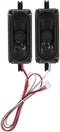 EBTOOLS 2Pcs 4 Ohm 5W TV Speaker Loudspeaker Sound Amplifier Unit for LCD TV Advertising Player