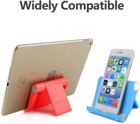 FadyDail 2 Pack Cell Phone Stand Cell Phone Holder for Desk, Portable Smartphone Stand for Desktop Kitchen Travel