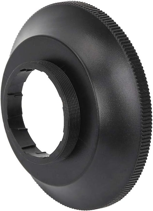 37mm/72mm DV Camera Lens Hood - Sun Shade - Reduces Lens Flare and Glare - Blocks Excess Sunlight