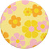 Hippie Psychedelic Flower Power 60's 70's Groovy Boho Daisy PopSockets PopGrip: Swappable Grip for Phones & Tablets