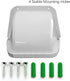 Universal Security Camera Sun Rain Cover Shield for Dome/Bullet Outdoor Camera, Protective Roof (White)