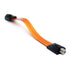 VANTRONIK Ultra-Thin Flat Coaxial Cable for TV, 11.8 inches Long, F Connector, Soft Window Cable for Windows