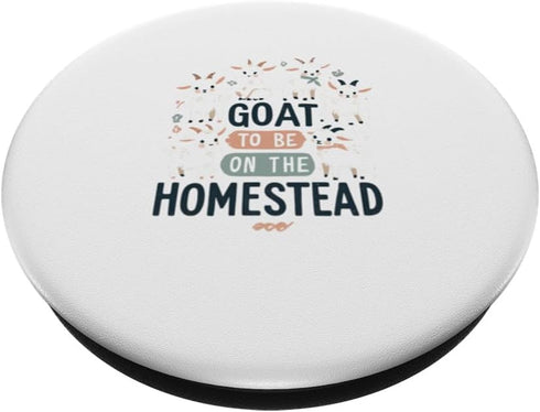 Cute Goats Farm Life Fun Homestead Pun Humor PopSockets Standard PopGrip