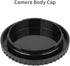 2 Pack Rear Lens Cap & Camera Body Cap Cover Kit for Canon EF EF-S Mount Cameras, EOS T7 T6 T5 T4i T5i T6i T6s