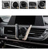 Best Bling Rhinestone Crystal Mini Car Dash Air Vent Phone Holder - Automatic Adjustable (Silver)