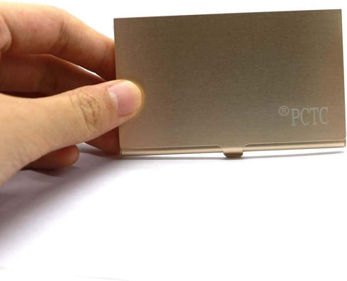 Aluminum SIM Card Case, Universal Waterproof Slim Mini Storage Case with 12 Nano SIM Card Slots, Gold