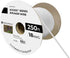 Monoprice Speaker Wire, CL3 In-Wall Rated, 2-Conductor, 18AWG, 250 Feet, White