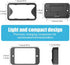 Hapytrip 78W 4 12V 36W 18W QC3.0 Port USB Outlet Wall Mount, Dual PD & Dual Lightweight Surface Mount Charger Socket