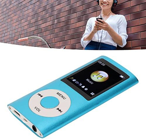 Tangxi MP3 Player/MP4 Player,MP4 1.8 Inch 64G Card,8h Music Player with Earphones,Classic Digital LCD Screen,Support