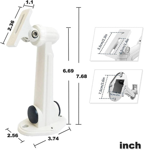 USIDAER Universal CCTV Security Camera Mounting, IP Camera Bracket, Aluminum Alloy Indoor Outdoor Wall Ceiling Mount
