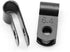 60pcs 1/4 Inch Nylon Cable Clamps, R-Type Wire Cable Clips with M4 Screws for Wire Management (Black)