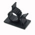 25 Pack Adjustable Cable Tie Clips, Adhesive Wire Clips Nylon Wire Clamps for Car, Home and Office, Black