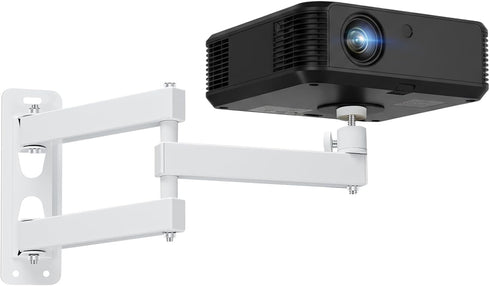 CroBlissful Foldable Projector Wall Mount, Ceiling Projector Mount, Universal Adjustable 360 Rotation, Projectors