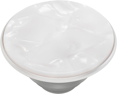 PopSockets Pearl White PopGrip - Adhesive Phone Holder & Stand