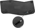 Monoprice Ergonomic Wireless Split Keyboard, 105-Key 2.4GHz with 13 Multimedia Hotkeys, Built-in Wrist Cushion Support