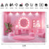TOAOFY 7x5FT TAYBDJ760 Makeup Backdrop Makeup Room Photo Backdrop Live Streaming Background for Woman Girls Party
