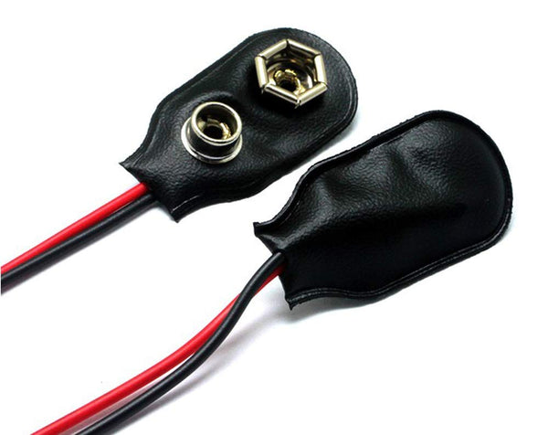 GCA 9V Battery Clip Connector, Battery Clip L Type, 2 Pcs