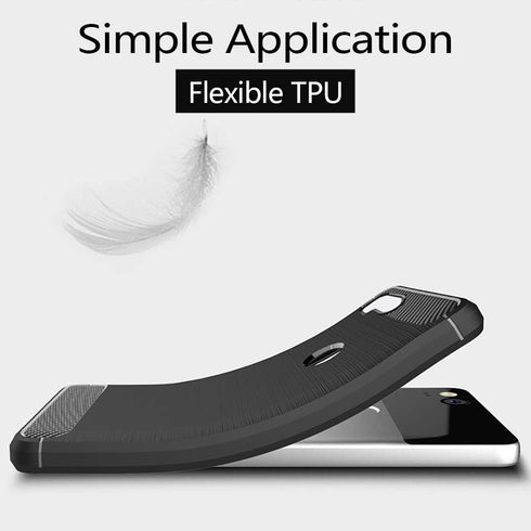 Slim Case for Google Pixel 2 XL, Thin Soft Flexible TPU Rubber Gel Skin, Anti-Scratch Shock Absorption, Brushed Black