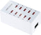 USB Charger 10-Ports, USB Charging Station for Multiple Devices, Power Hub Strip, Smart Plug Charging Dock for iPhone