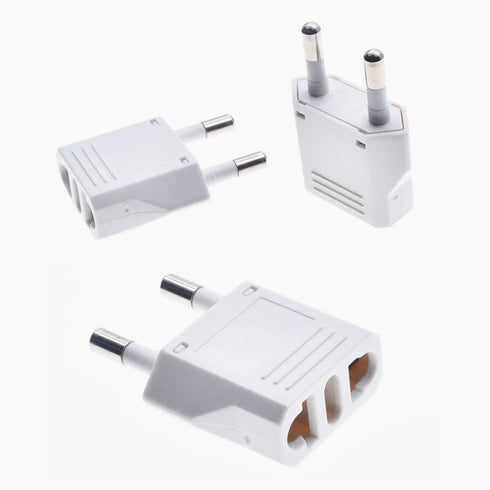 ALINNA GRLRCR 3 Pack Europe Travel Plug Adapter, US to EU Plug Adapters