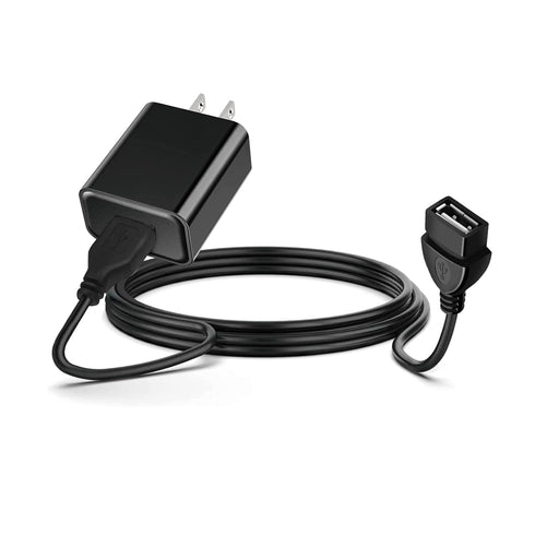 USB Wall Charger Adapter & Charging Cable Cord for JLab Go Ai Pop/Sport, Epic Air, JBuds Air/Sport